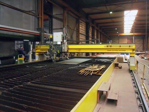 Esab Numorex NXB 8100, Plasma CNC + 5 axes beveling