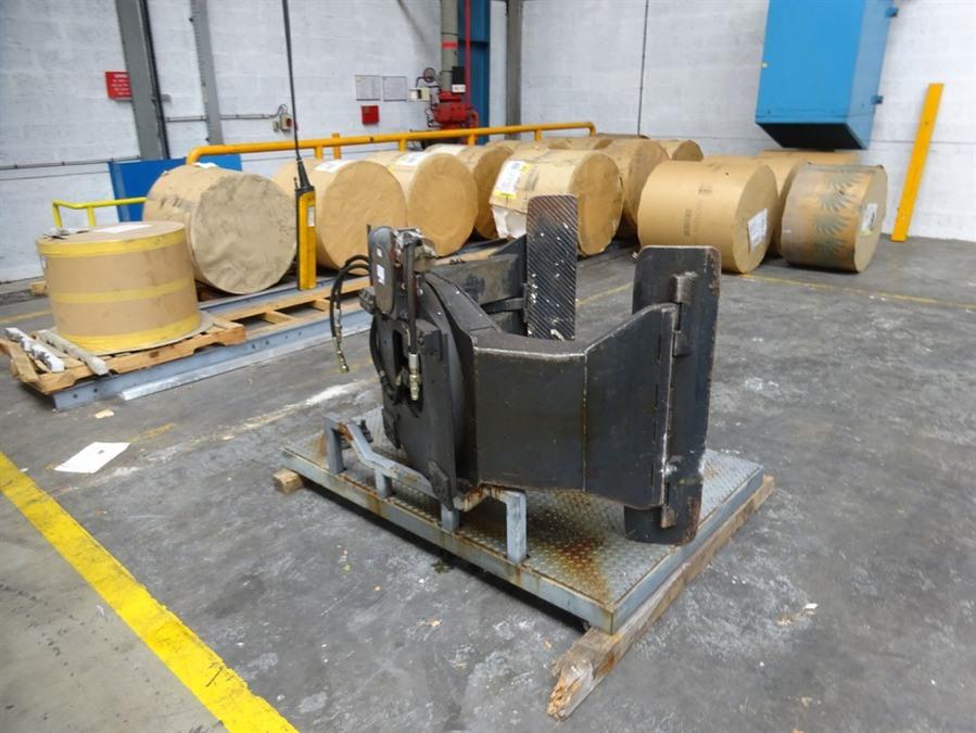 Forklift attachment, Kaup roll clamp